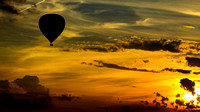 Ballon im Sonnenuntergang 3